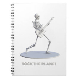 Caderno Espiral Rock The Planet