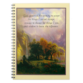 Caderno Espiral Rocky alpinista de oração à serenidade