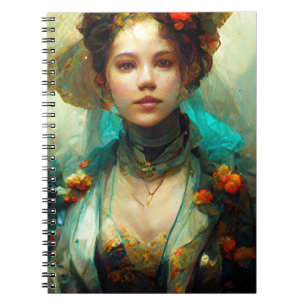 Caderno Espiral Rococo Future Sci-Fi Fantasy