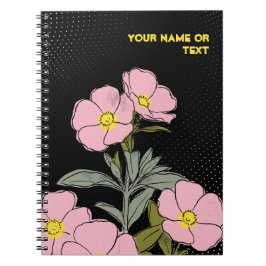 Caderno Espiral Rocrose Rosa Elétrico: O Skanbergii Pop-Art