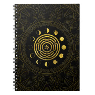 Caderno Espiral Roda de Hecate e Luas