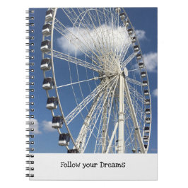 Caderno Espiral Roda Gigante Siga Seus Sonhos