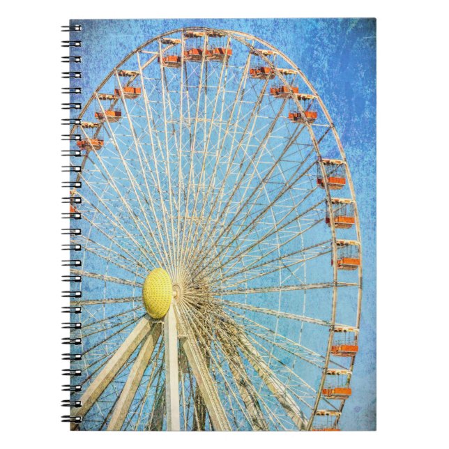 Caderno Espiral Roda no notebook Sky Ferris Wheel (Frente)