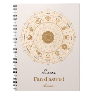 Caderno Espiral Roda Zodiac Ocidental -