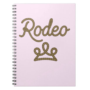 Caderno Espiral Rodeo Princess Country Western Tiara Crown