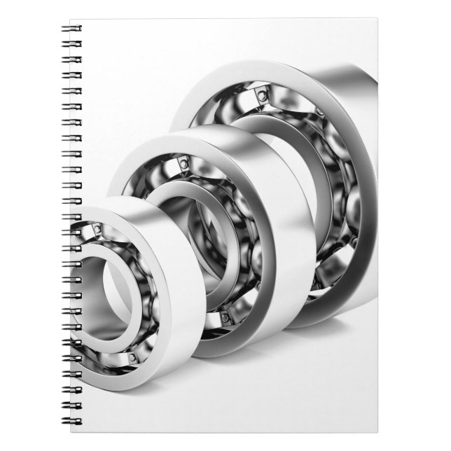 Caderno Espiral Rolamentos de esferas (Frente)