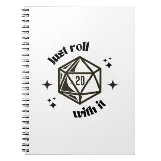 Caderno Espiral rolar com ele