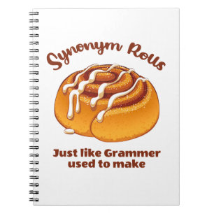 Caderno Espiral Rolos Sinônimos Como Grammer Costumava Fazer