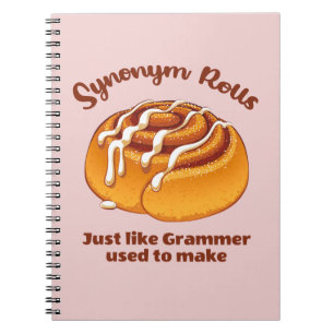Caderno Espiral Rolos Sinônimos Como Grammer Costumava Fazer