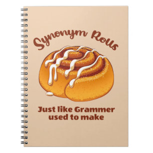 Caderno Espiral Rolos Sinônimos Como Grammer Costumava Fazer