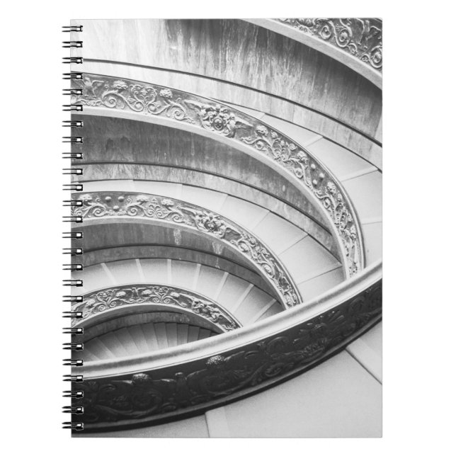 Caderno Espiral Roma Itália, Vaticano Staircase (Frente)