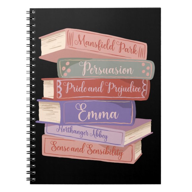 Caderno Espiral Romances de Jane Austen V (Frente)