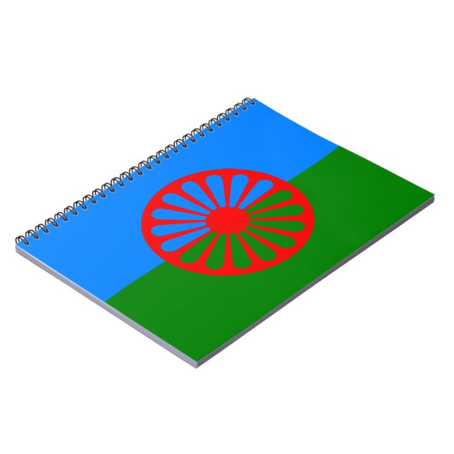 Caderno Espiral Romani Flag (Left Side)