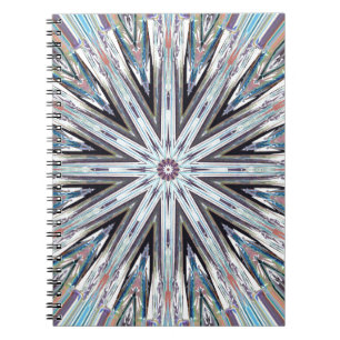 Caderno Espiral Ronda de Pastel Mandala