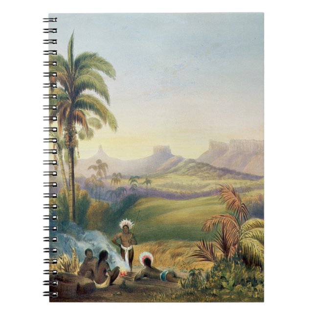 Caderno Espiral Roraima, uma escala notável de montanhas do (Frente)