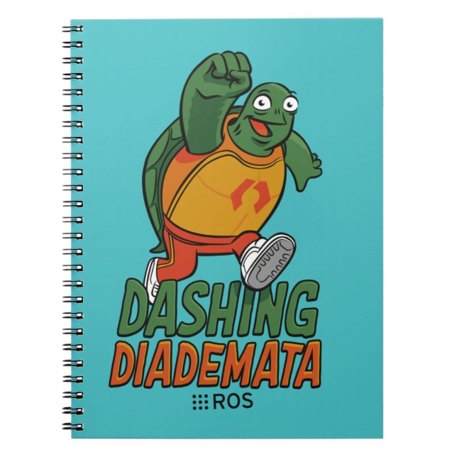 Caderno Espiral ROS Dashing Diademata (Frente)