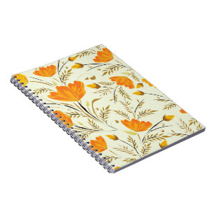 Caderno Espiral Rosa amarela