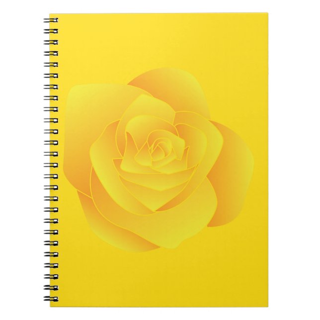 Caderno Espiral Rosa Amarela (Frente)