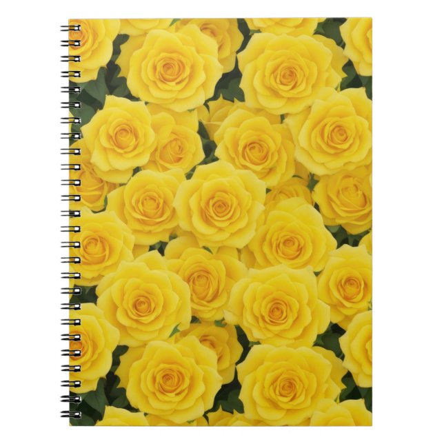 Caderno Espiral Rosa Amarelo Brilhante (Frente)