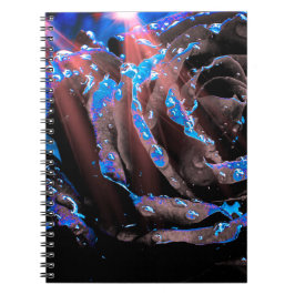 Caderno Espiral Rosa azul