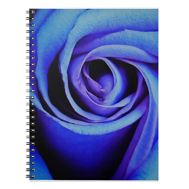 Caderno Espiral Rosa azul grande (Frente)