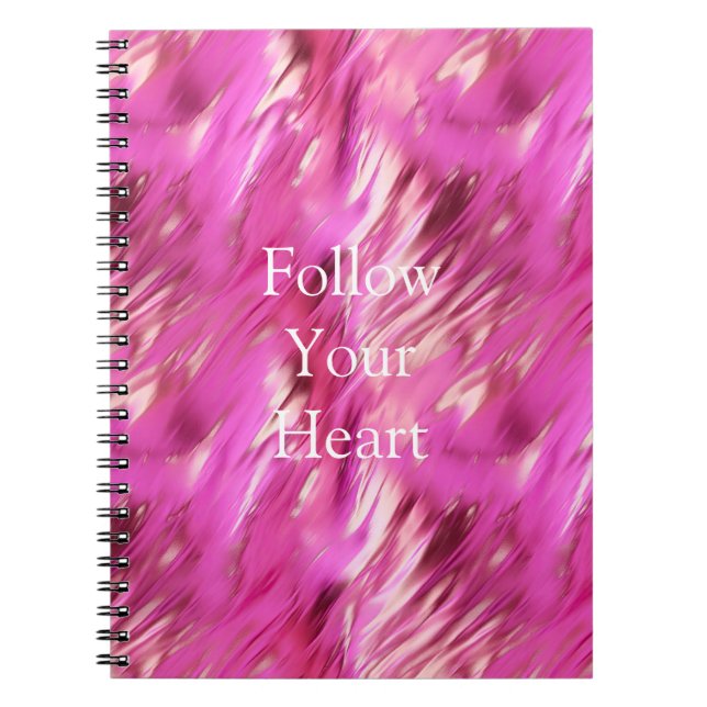 Caderno Espiral Rosa de Sonho bonito (Frente)
