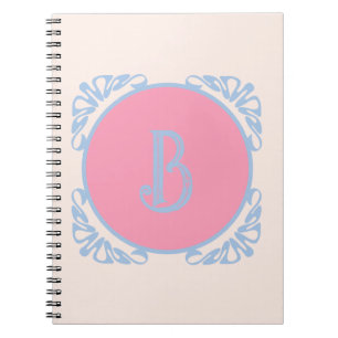 Caderno Espiral Rosa e azul personalizados