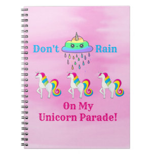 Caderno Espiral Rosa feminino do divertimento bonito dos desenhos