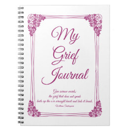 Caderno Espiral Rosa Magenta Cluster Fronteiriço Diário