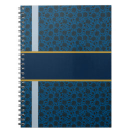 Caderno Espiral Rosa Naval Damasco