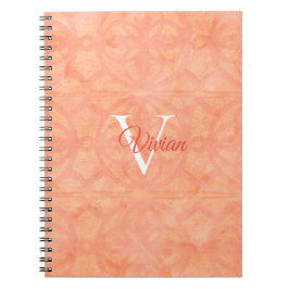 Caderno Espiral Rosa Pêssego