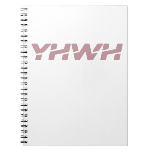Caderno Espiral Rosa Poeira Yahweh