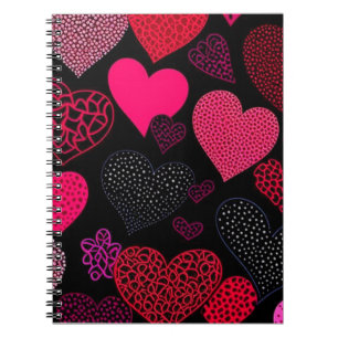 Caderno Espiral Rosa Quente