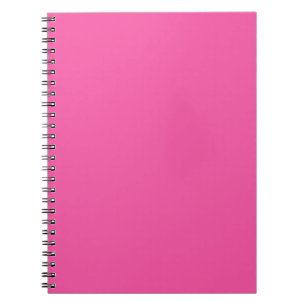 Caderno Espiral Rosa quente brilhante simples