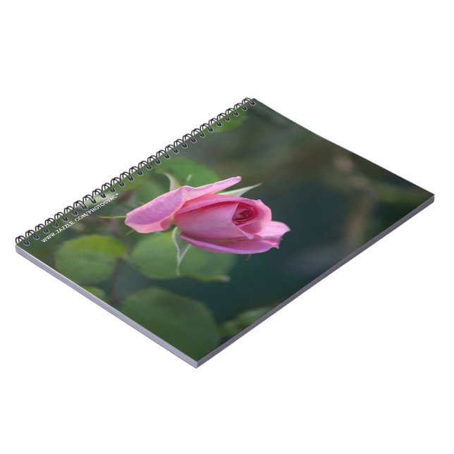 Caderno Espiral Rosa Rosa (Left Side)