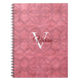 Caderno Espiral Rosa-Vidorense