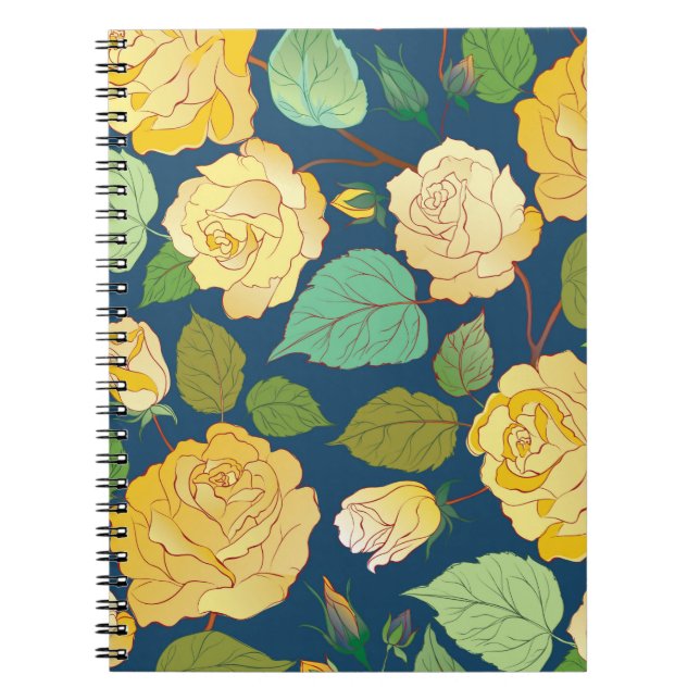CADERNO ESPIRAL ROSAS 2 (Frente)