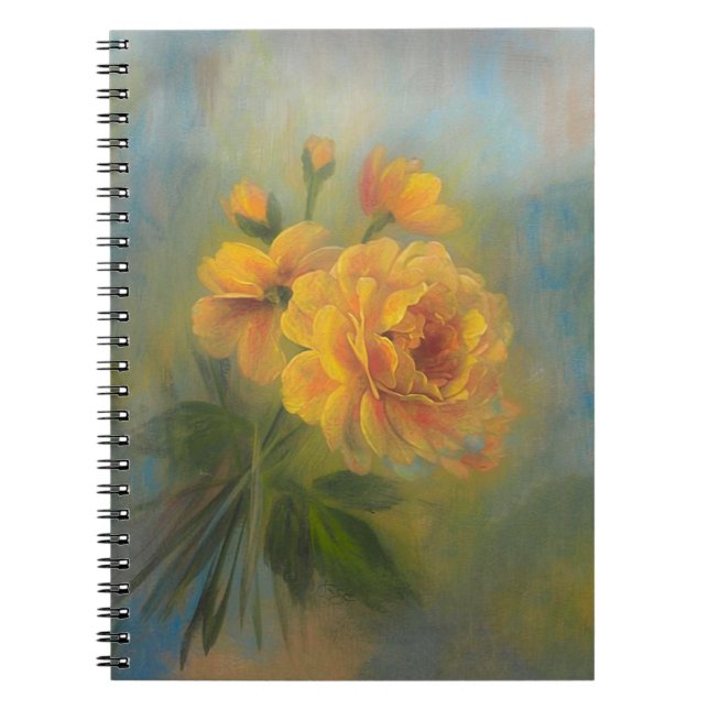 Caderno Espiral Rosas Amarelas (Frente)