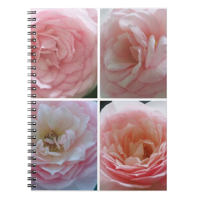 Caderno Espiral Rosas bonito (Frente)