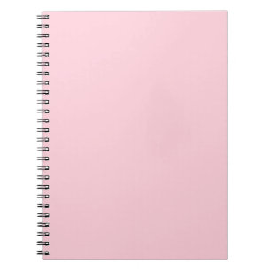 Caderno Espiral Rosas claro sólidas