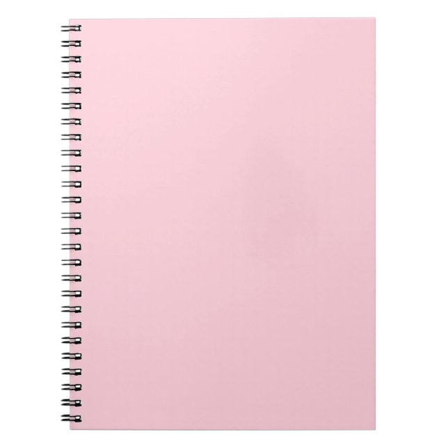 Caderno Espiral Rosas claro sólidas (Frente)