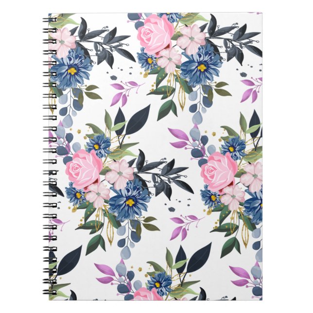 Caderno Espiral Rosas florestais (Frente)