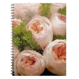 Caderno Espiral Rosas rosa-precioso
