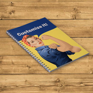 Caderno Espiral Rosie a Rebitadora