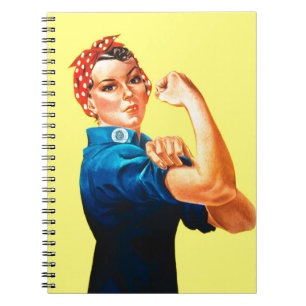 Caderno Espiral Rosie o rebitador - nós podemos fazê-lo, ícone