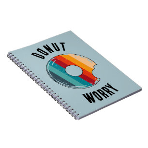 Caderno Espiral Rosquinha Preocupada Verde