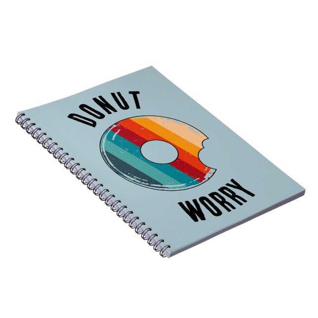 Caderno Espiral Rosquinha Preocupada Verde (Lado Direito)