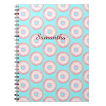 Rosquinhas de aspersão de cor rosa-d'água