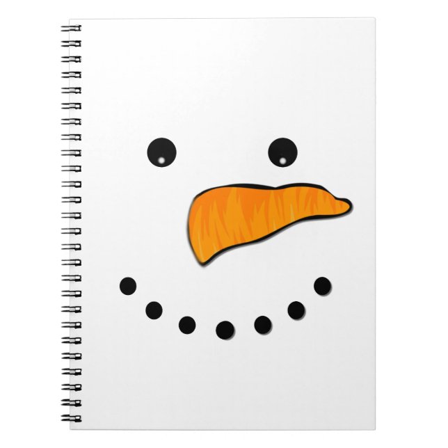 Caderno Espiral Rosto de Neve (Frente)