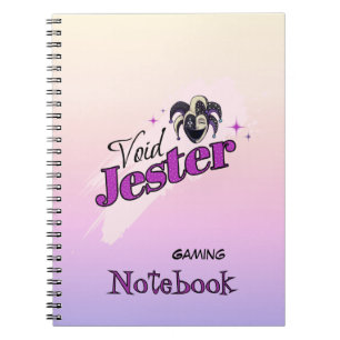 Caderno Espiral Rosto do bobo da sorte do Vazio